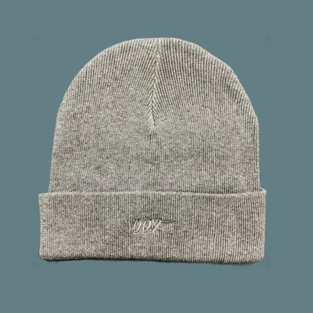 James Bond 007 Embroidered Beanie - Grey Edition