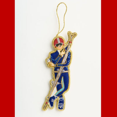 James Bond Skier Tree Decoration