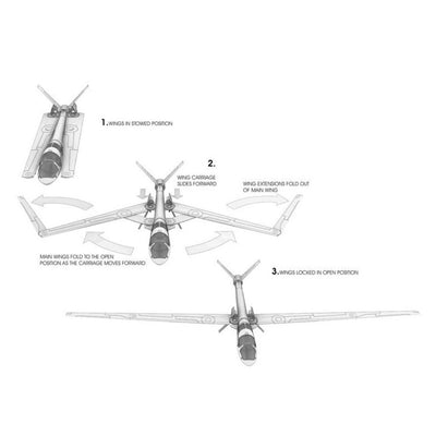 James Bond Q Glider Model - No Time To Die Edition - By Corgi