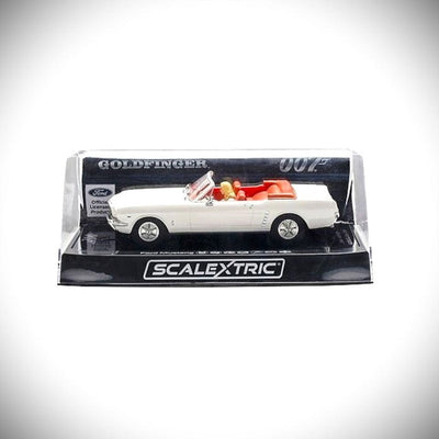 Scalextric James Bond Ford Mustang Convertible Slot Car - Goldfinger Edition