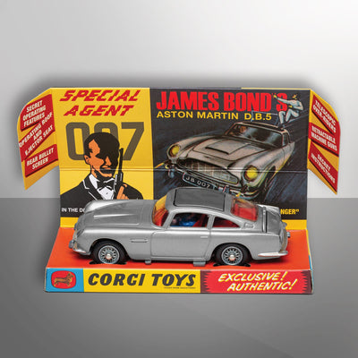 James Bond Aston Martin DB5 Model Car With Ejector Seat - Goldfinger 60th Anniversary Edition - By Corgi