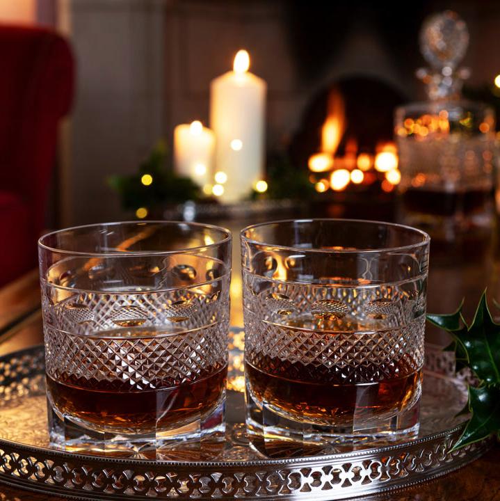 James Bond Grasmere Double Old Fashioned Tumbler - Casino Royale Edition - By Cumbria Crystal