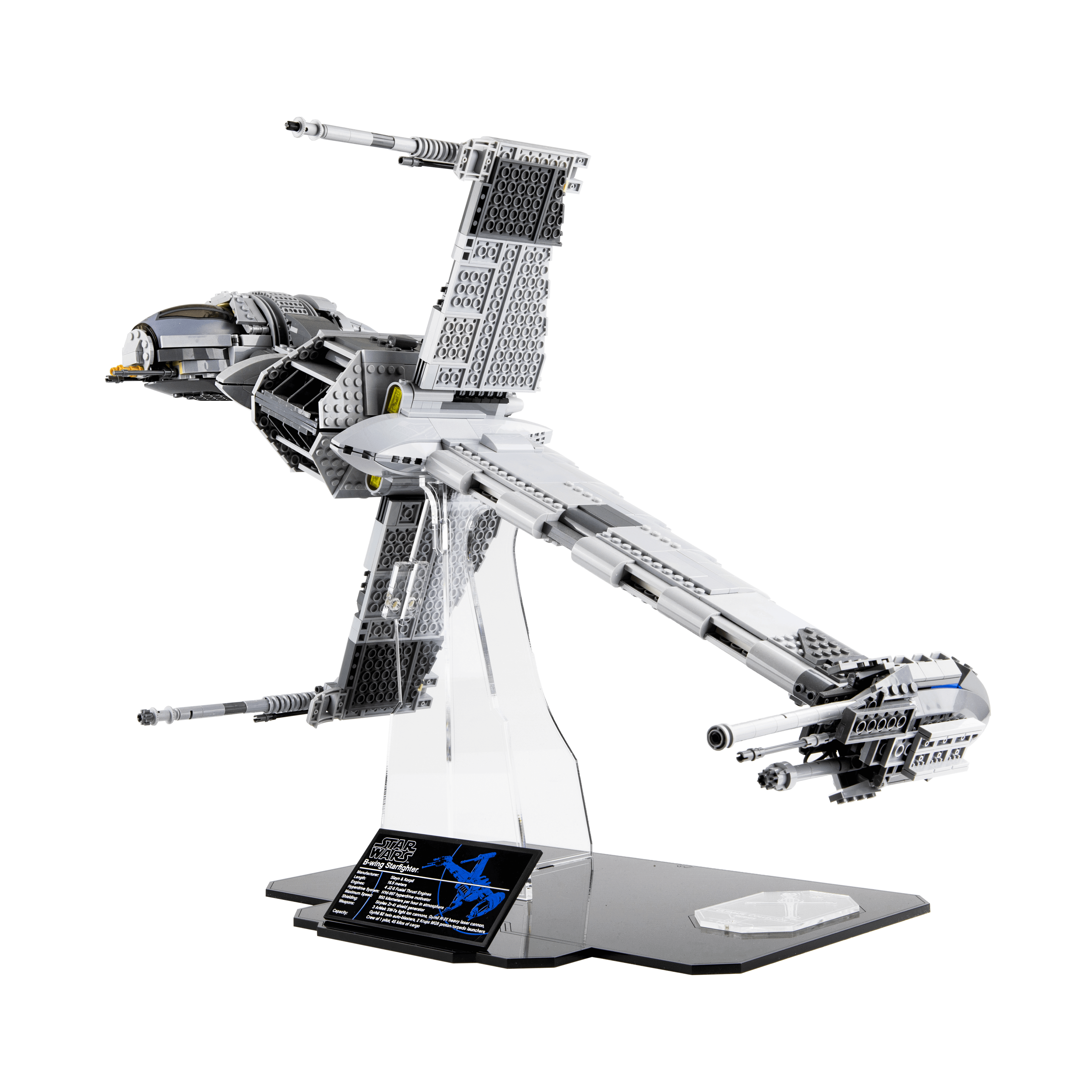 Display Stand for LEGO® Star Wars™ UCS B-Wing Starfighter (10227)