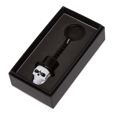 James Bond Spectre Skull Mask Metal & Enamel Keyring