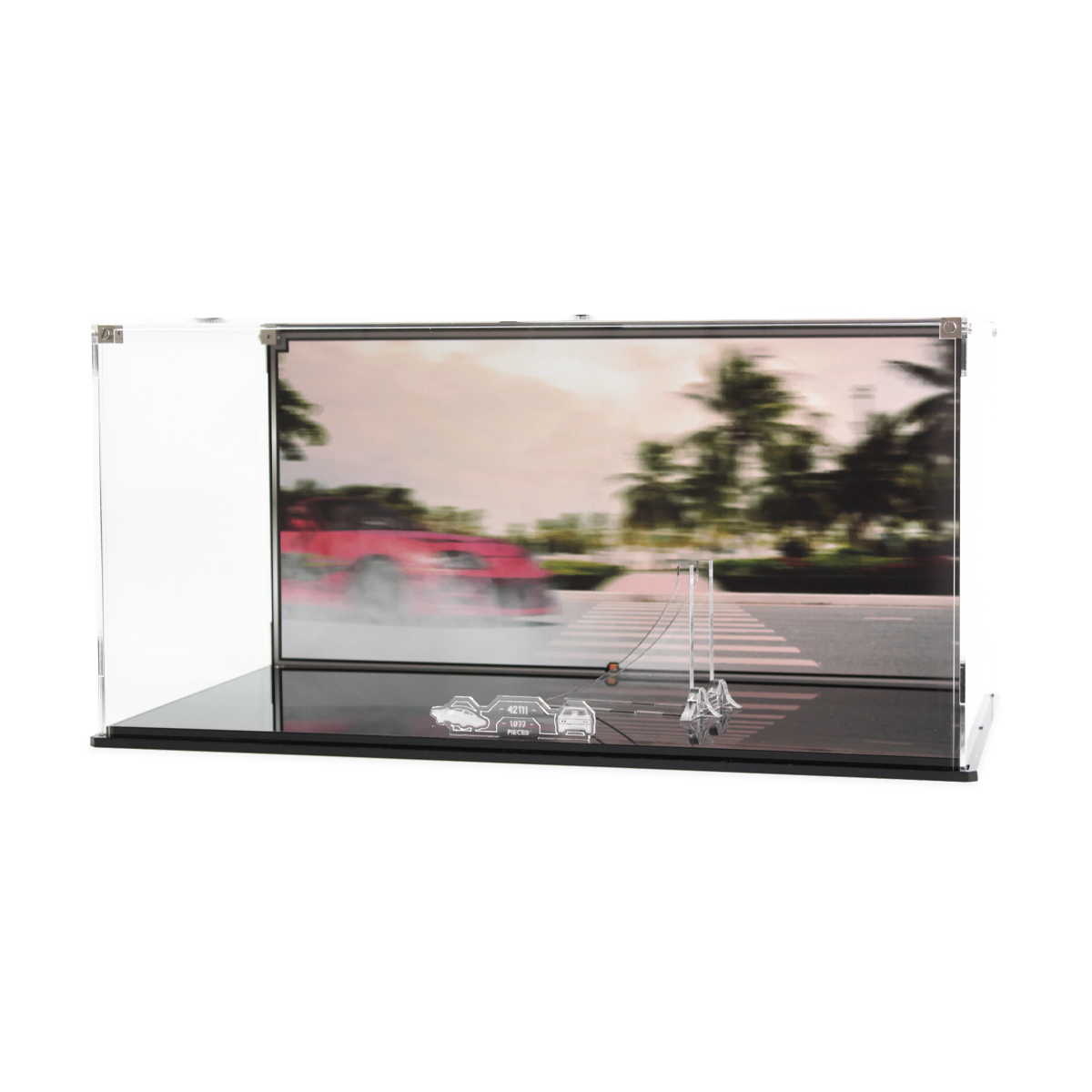 Display Case for LEGO® Technic: Dom's Dodge Charger (42111)