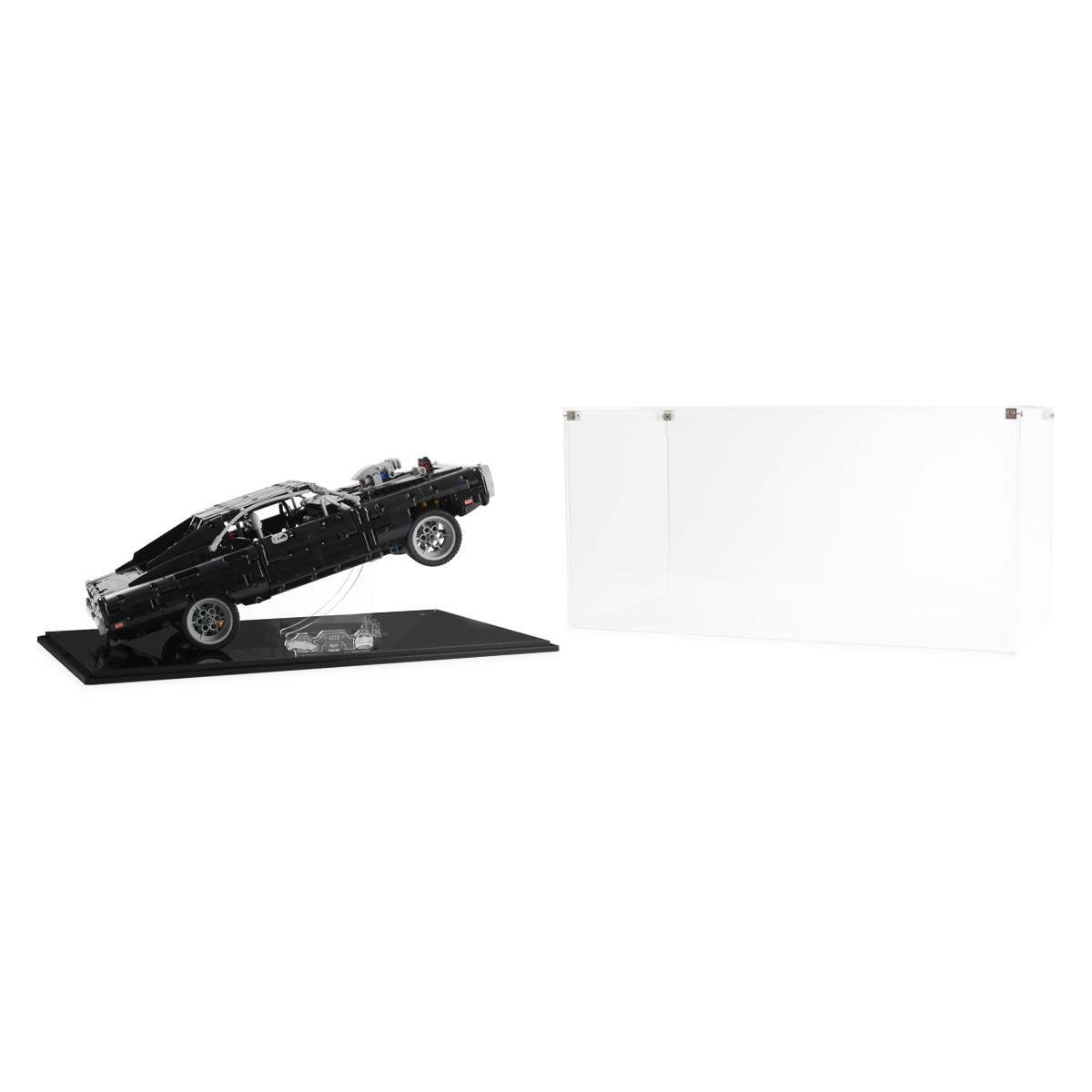 Display Case for LEGO® Technic: Dom's Dodge Charger (42111)