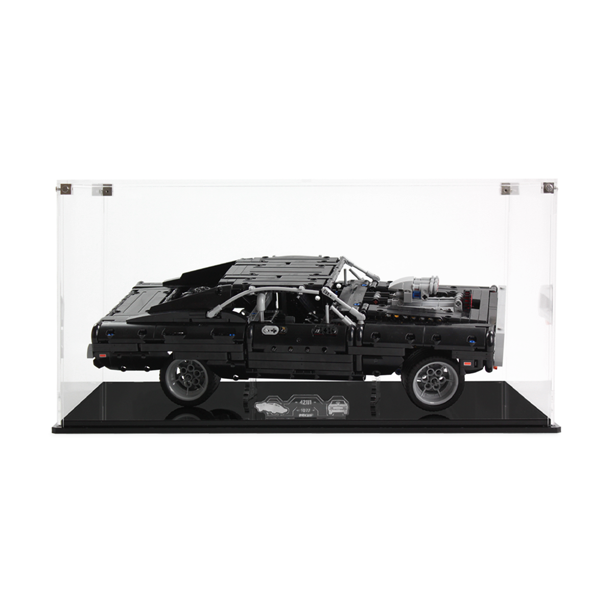 Display Case for LEGO® Technic: Dom's Dodge Charger (42111)