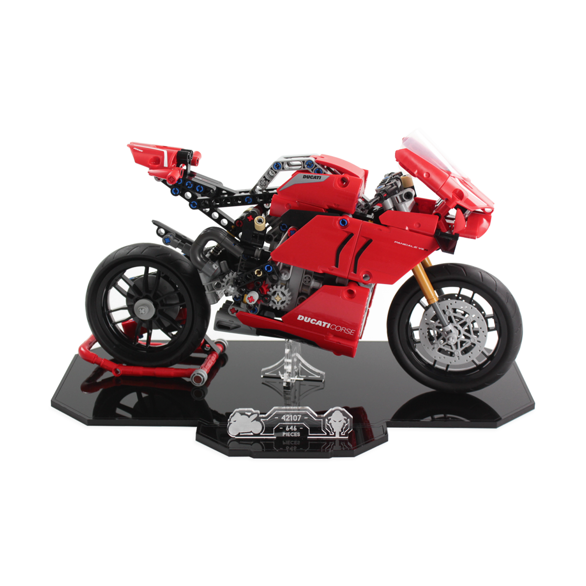 Display Stand for LEGO® Technic: Ducati Panigale V4 R (42107)