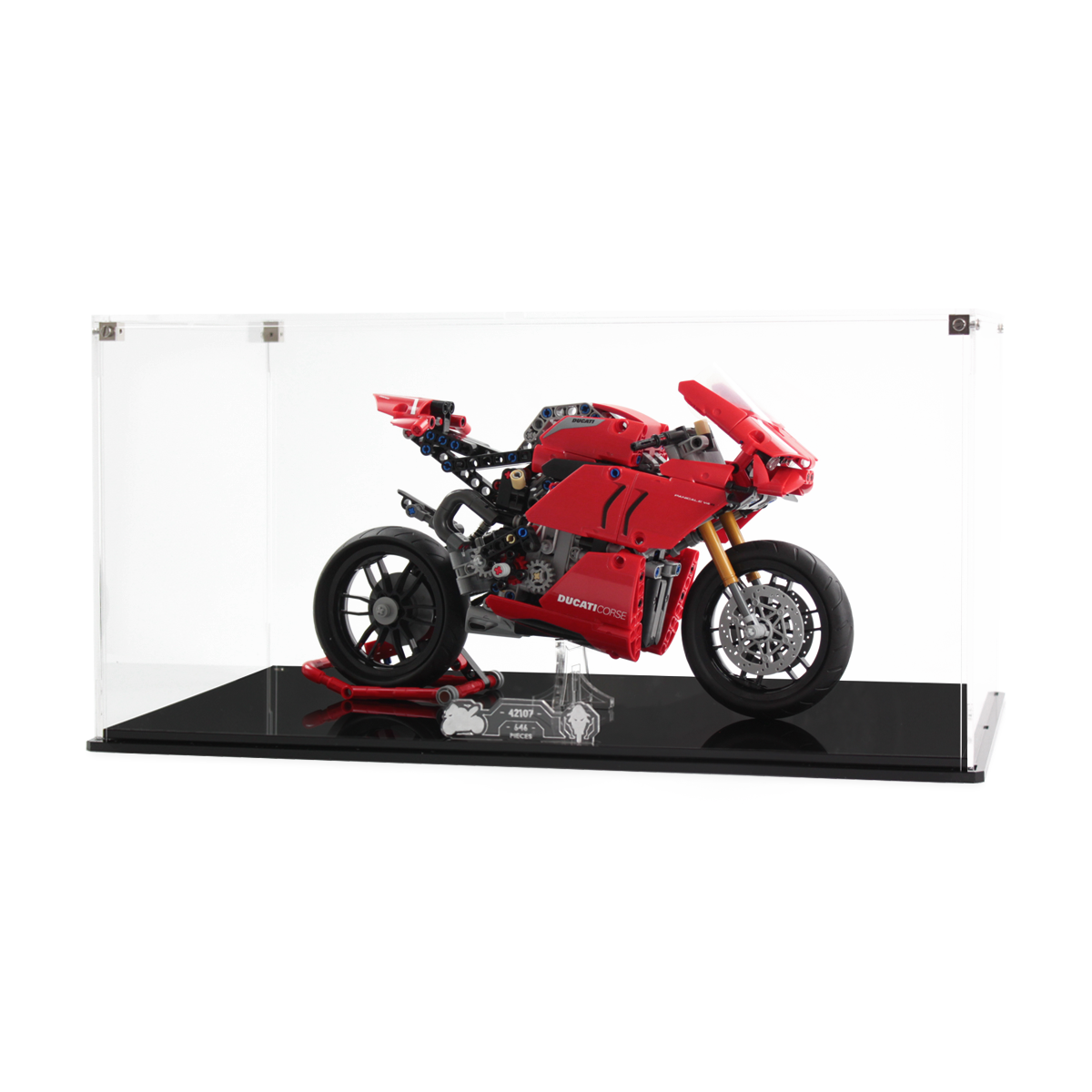 Display Case for LEGO® Technic: Ducati Panigale V4 R (42107)