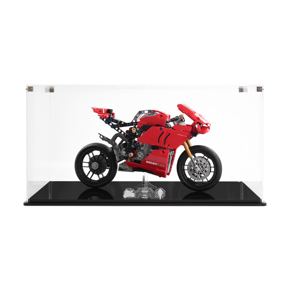 Display Case for LEGO® Technic: Ducati Panigale V4 R (42107)