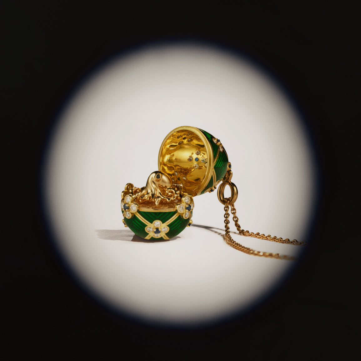 Fabergé x 007 Octopussy Egg Surprise Locket - Special Edition