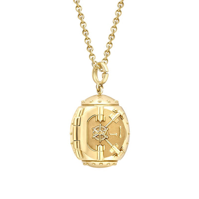 Fabergé x 007 Goldfinger Egg Safe Locket with Ruby Heart Surprise