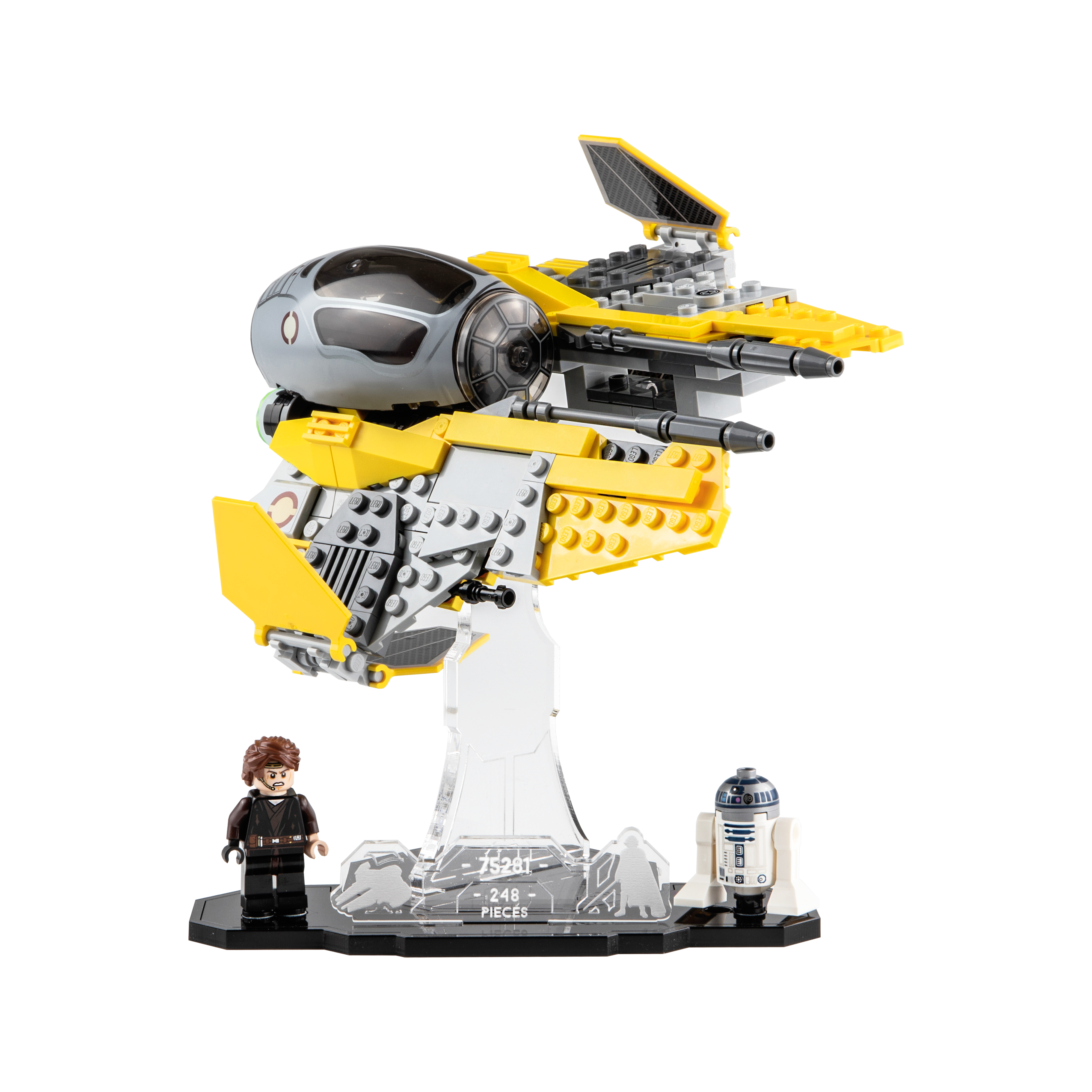 Display Stand for LEGO® Star Wars™ Anakin's Jedi Interceptor (75281)