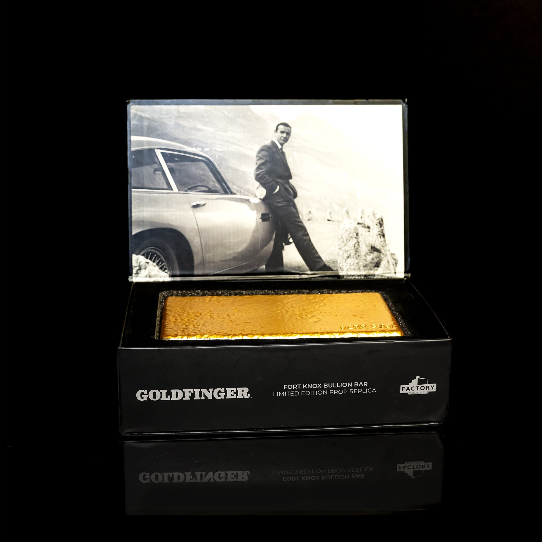 James Bond Fort Knox Gold Bullion Bar Prop Replica - Goldfinger Numbered Edition