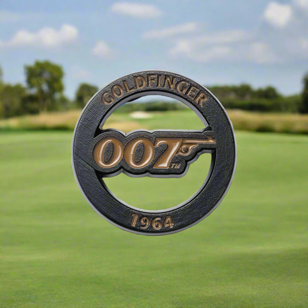James Bond Golf Ball Marker - Goldfinger Edition - By Penfold