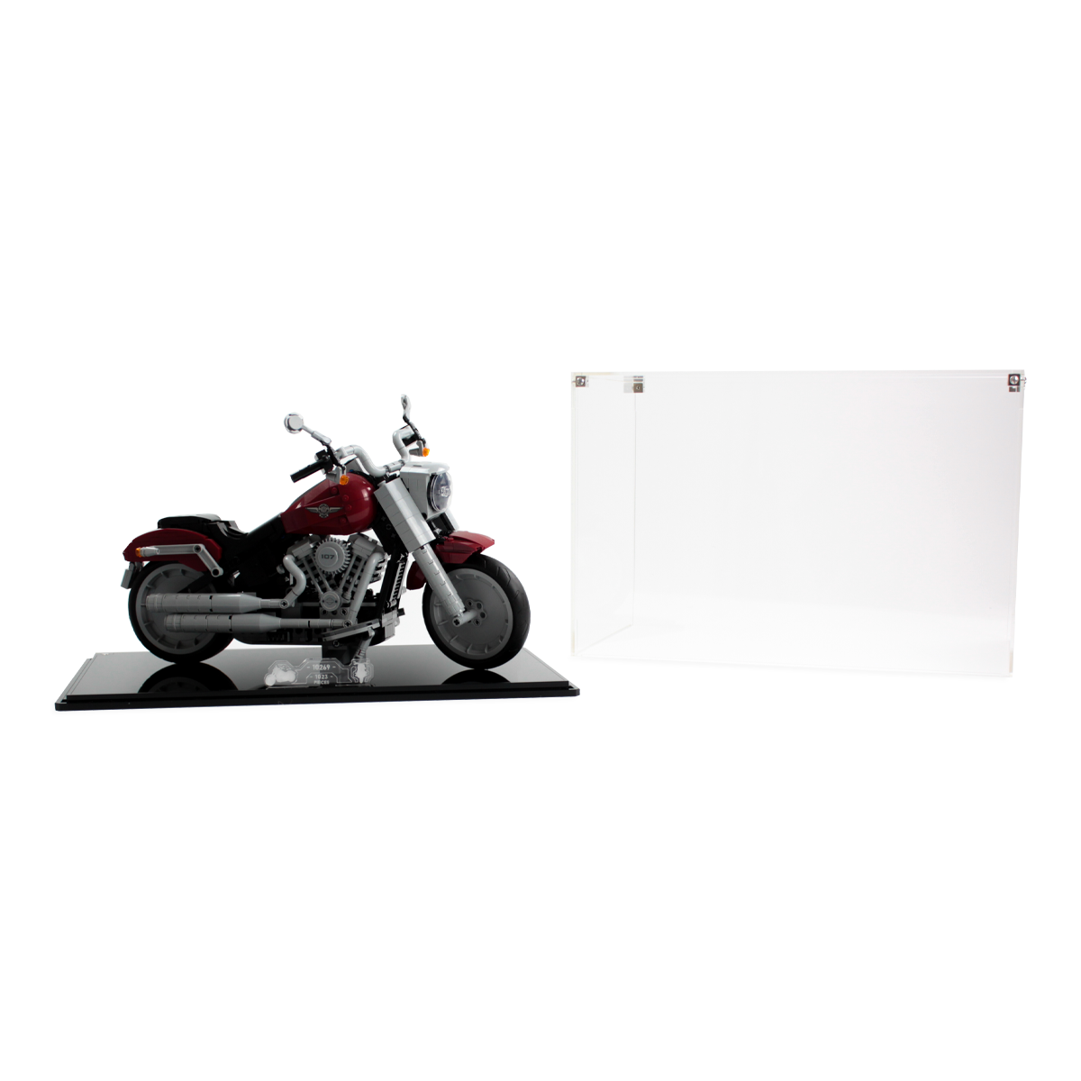 Display Case for LEGO® Creator: Harley Davidson Fatboy (10269)