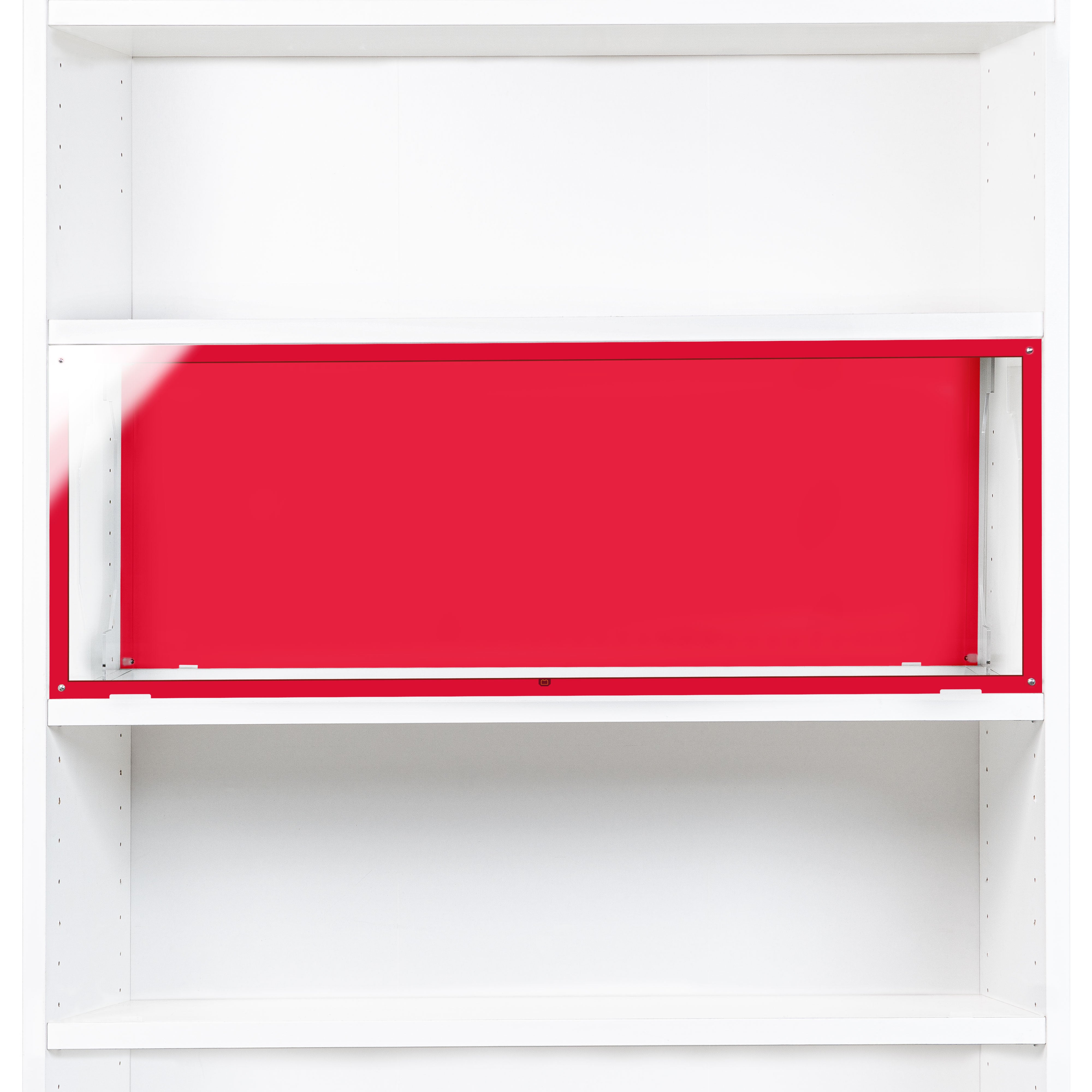 Window Display Solution for IKEA® BILLY Bookcase (80cm Wide) - Red