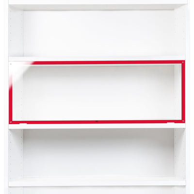 Window Display Solution for IKEA® BILLY Bookcase (80cm Wide) - Red