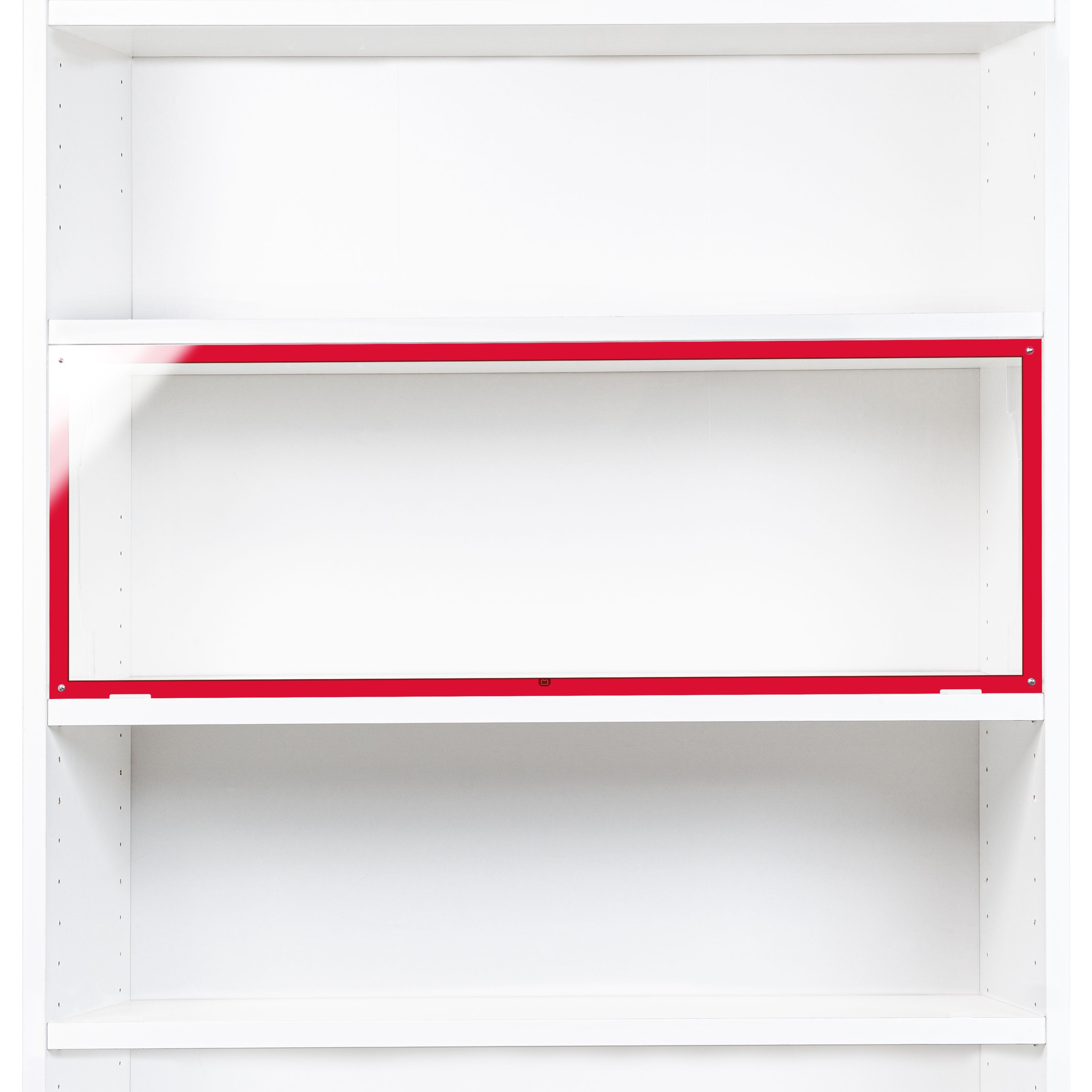 Window Display Solution for IKEA® BILLY Bookcase (80cm Wide) - Red