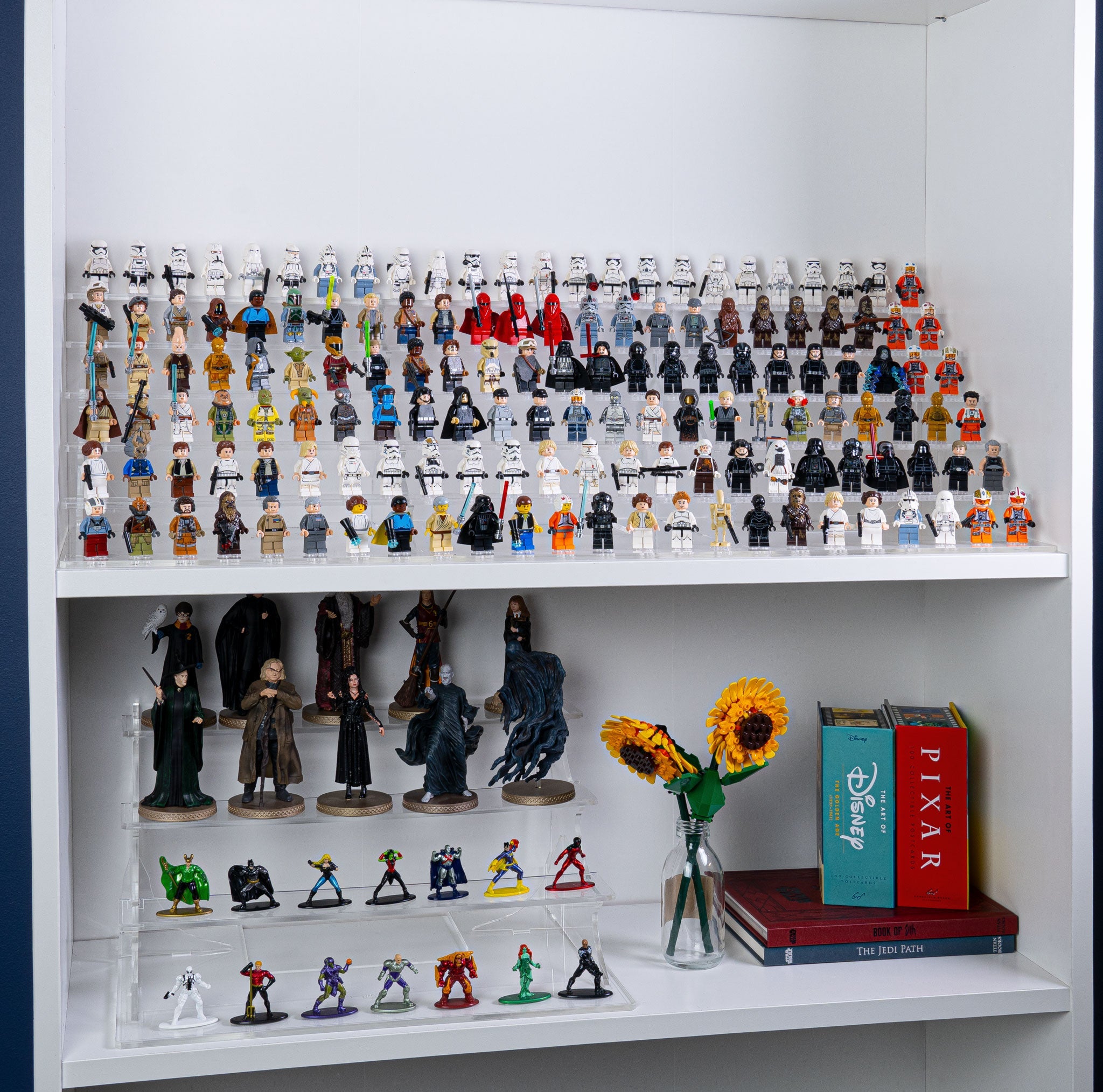 Display podium for LEGO® Minifigures for IKEA® Billy BookCase