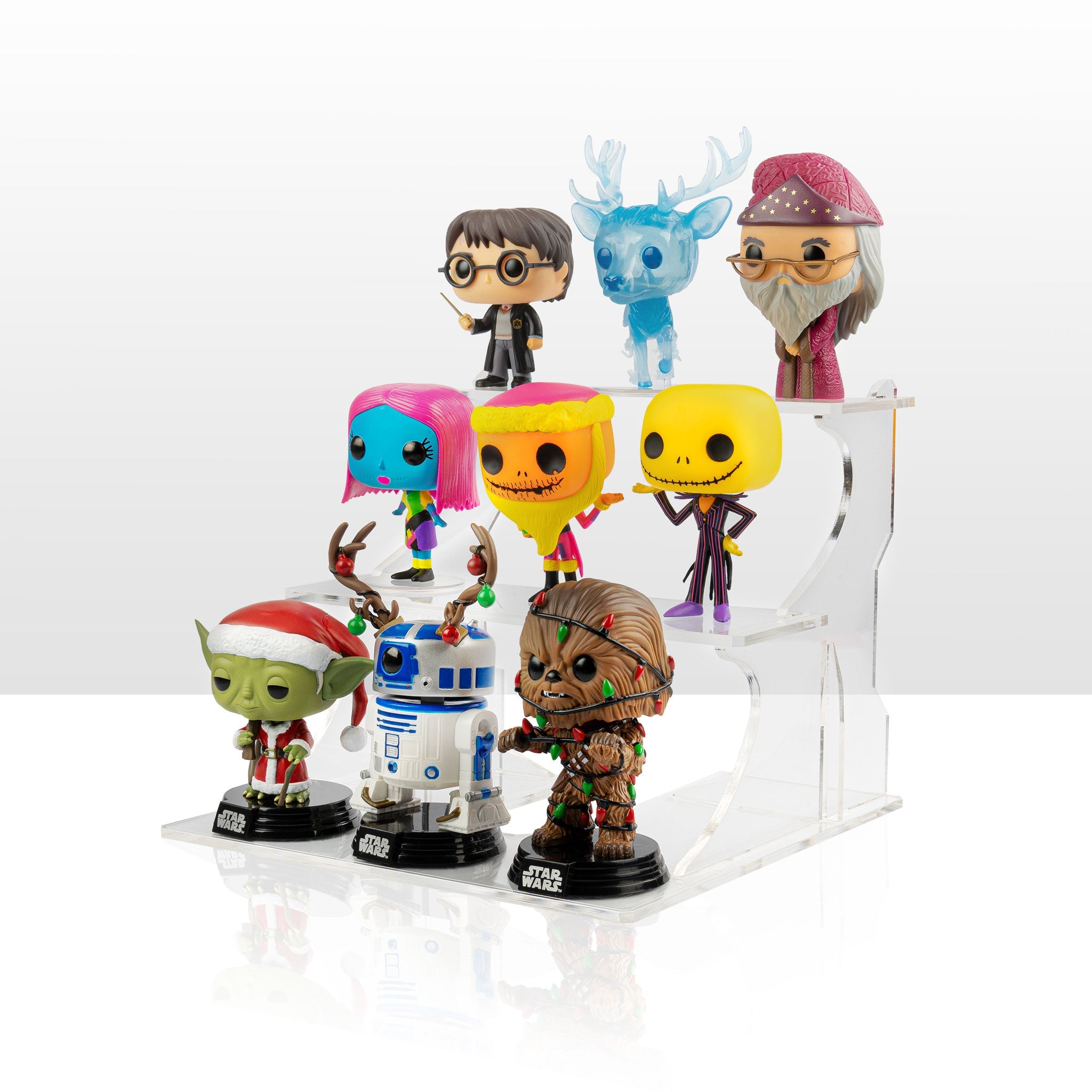 Display podium for FUNKO® Pops for IKEA® Billy BookCase