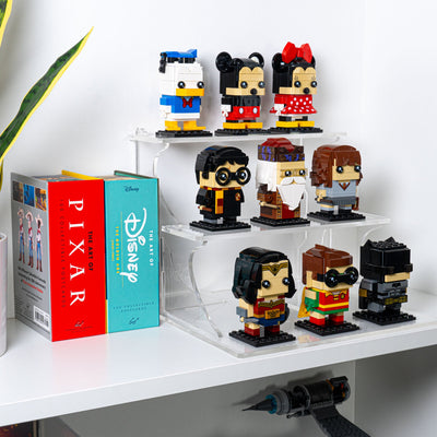 Display podium for LEGO® Brickheadz for IKEA® Billy BookCase