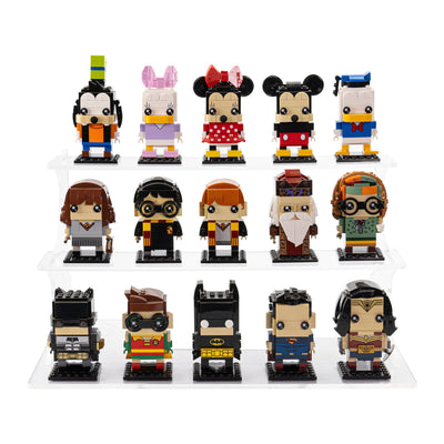 Display podium for LEGO® Brickheadz for IKEA® Billy BookCase