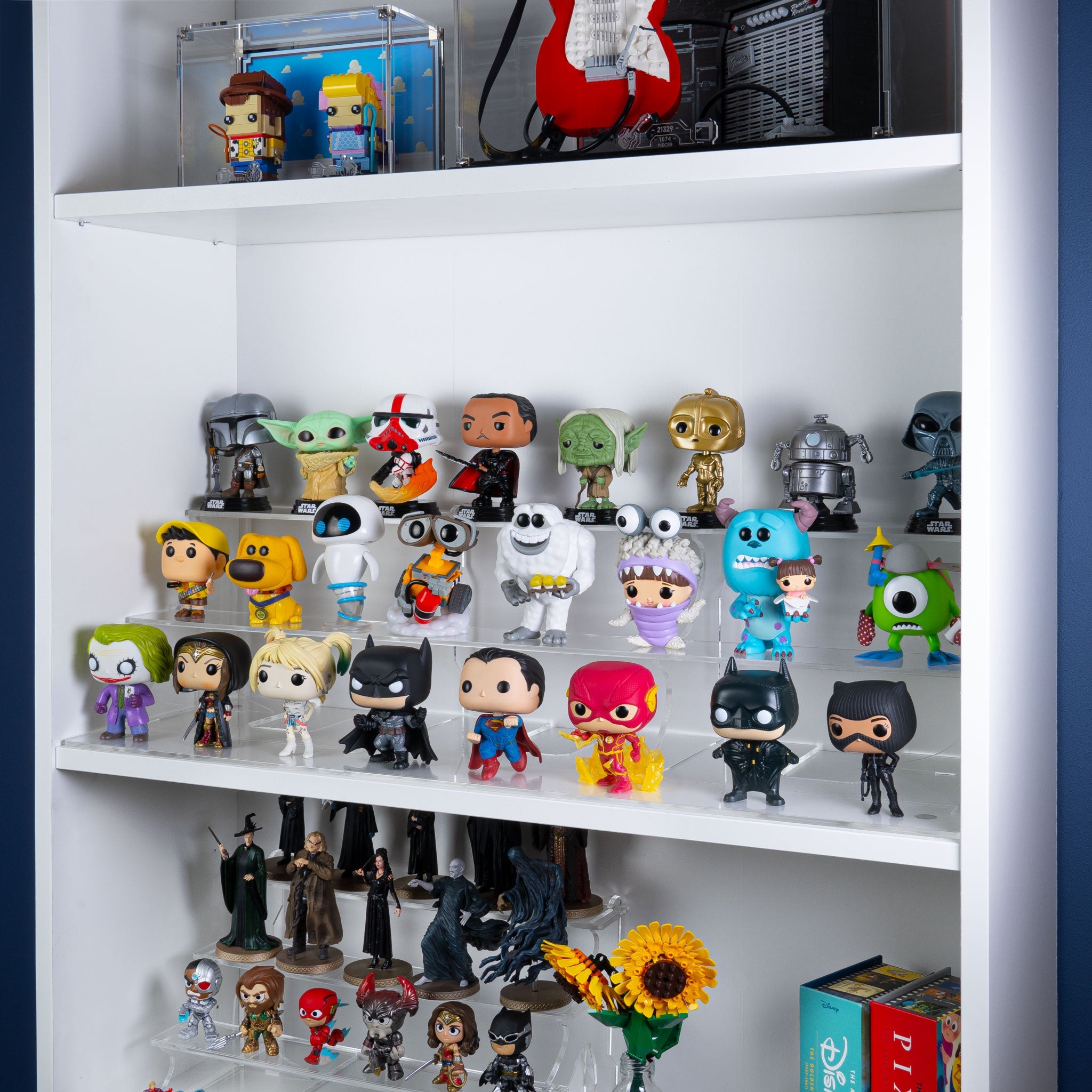 Display podium for FUNKO® Pops for IKEA® Billy BookCase