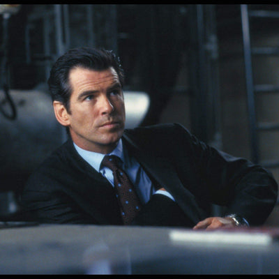 James Bond Squares Silk Tie - Tomorrow Never Dies Edition - By Turnbull & Asser