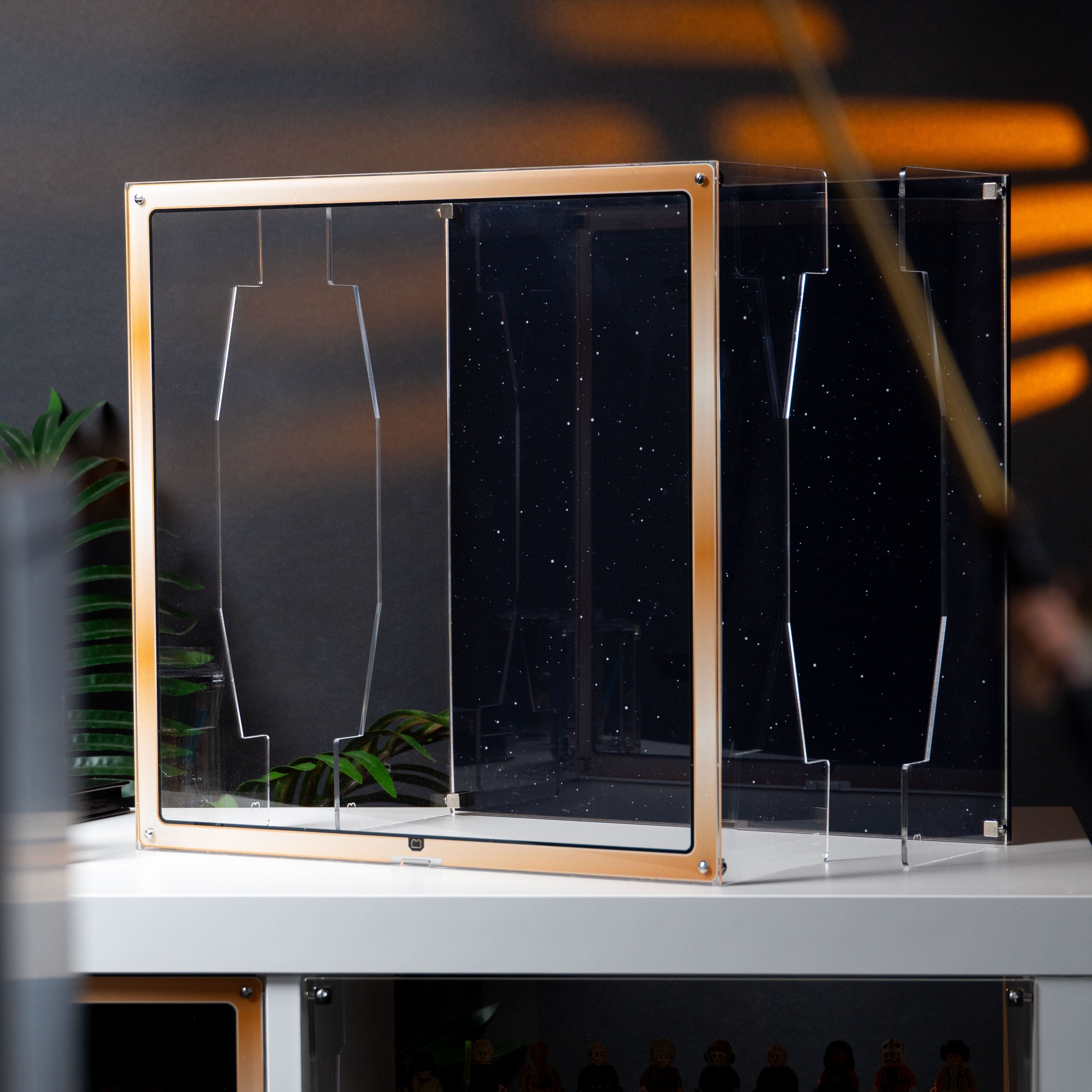 Star Wars™ Gold Themed Printed Window Display Solution for IKEA® KALLAX