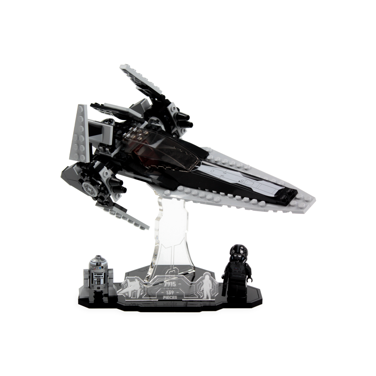 Display Stand for LEGO® Star Wars™ Imperial V-Wing Starfighter (7915)
