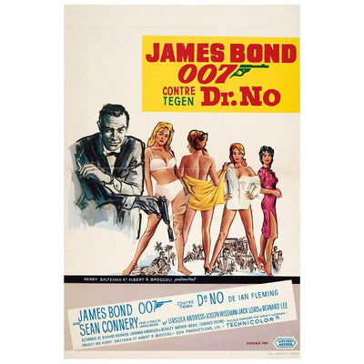 James Bond Dr. No Art Print - Numbered Edition (Unframed)