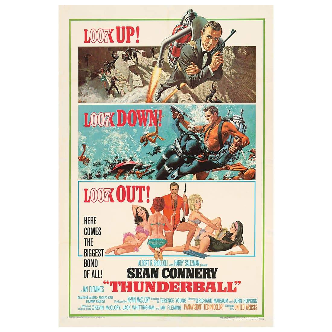 James Bond Thunderball Art Print - Numbered Edition (Unframed)