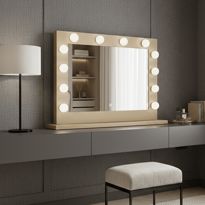 Jolie Gold Hollywood Mirror 80 x 60cm