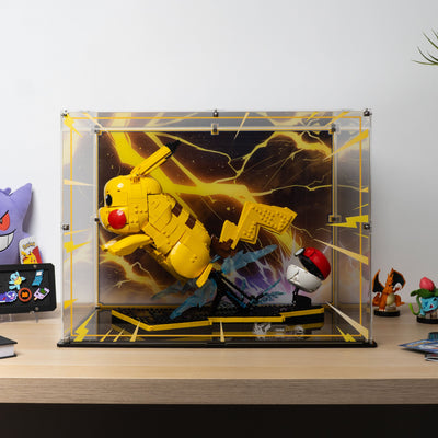 Display Case for LEGO® Pokémon™: Pikachu and Poké Ball (72152)