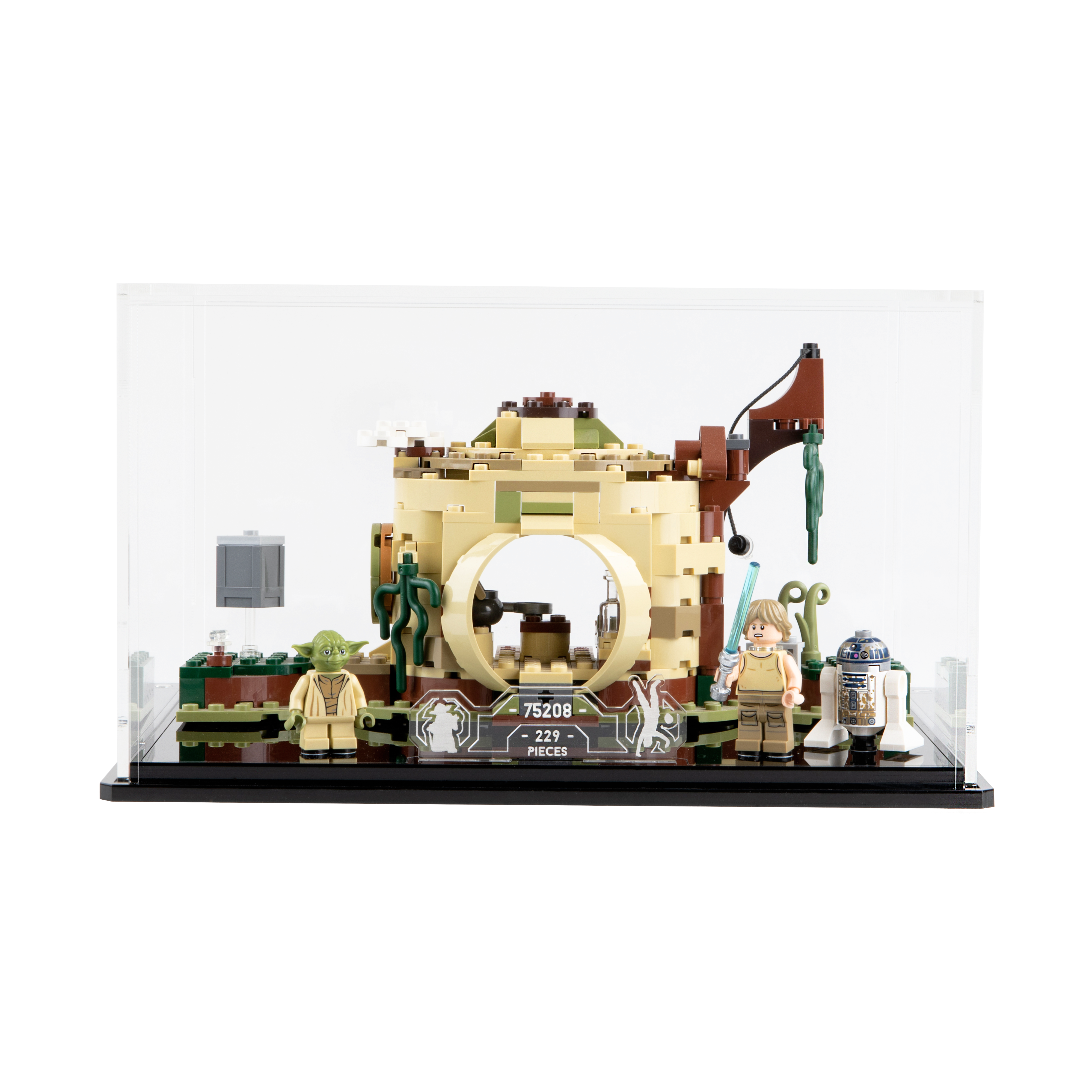 Display Case for LEGO® Star Wars™ Yoda's Hut (75208)