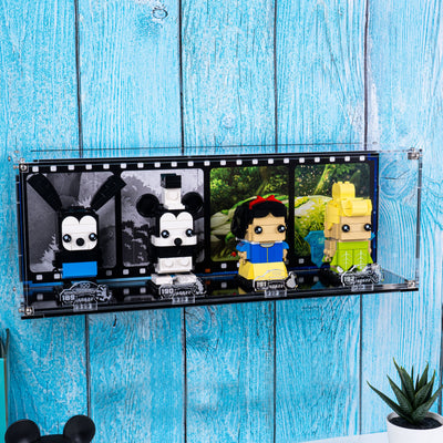 Wall Mounted Display Case for LEGO® Brickheadz Disney 100th Celebration (40622)