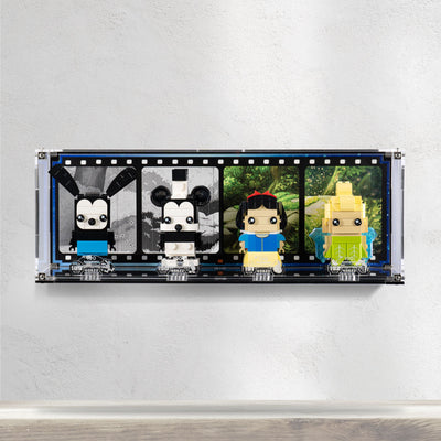 Wall Mounted Display Case for LEGO® Brickheadz Disney 100th Celebration (40622)