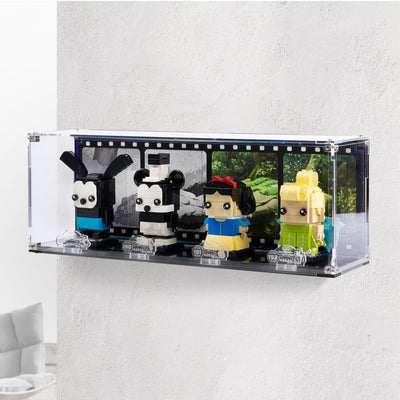 Wall Mounted Display Case for LEGO® Brickheadz Disney 100th Celebration (40622)