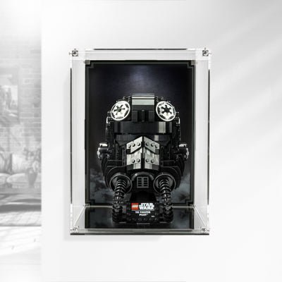 Wall Mounted Display Case for LEGO® Star Wars TIE Fighter Pilot Helmet (75274)