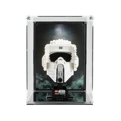 Wall Mounted Display Case for LEGO® Star Wars Scout Trooper Helmet (75305)