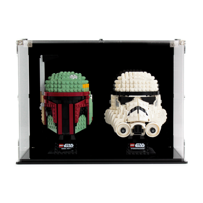 Dual Display Case for two LEGO® Helmets