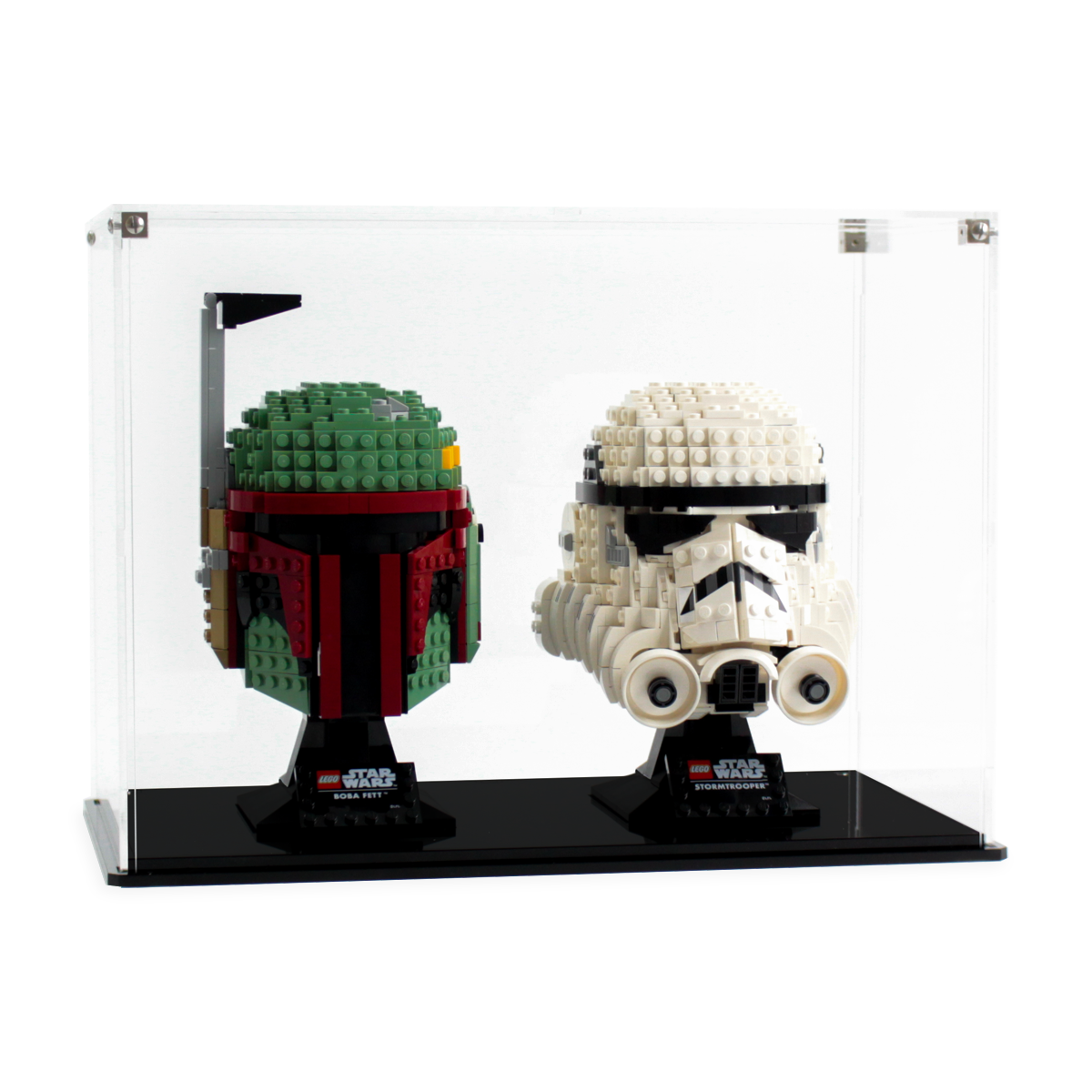 Dual Display Case for two LEGO® Helmets