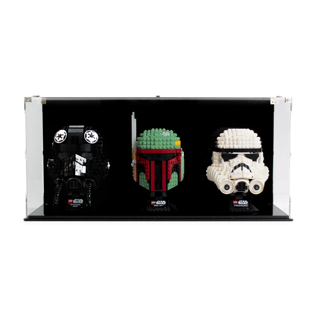 Display Case for three LEGO® Helmets