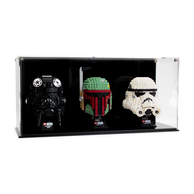 Display Case for three LEGO® Helmets