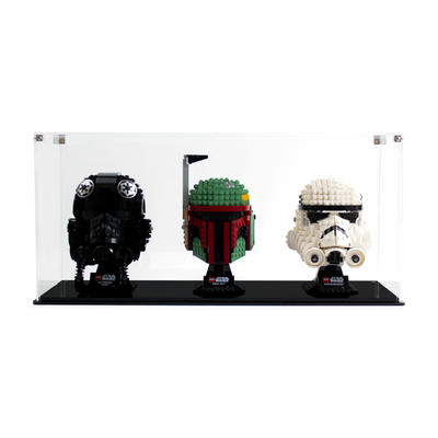 Display Case for three LEGO® Helmets