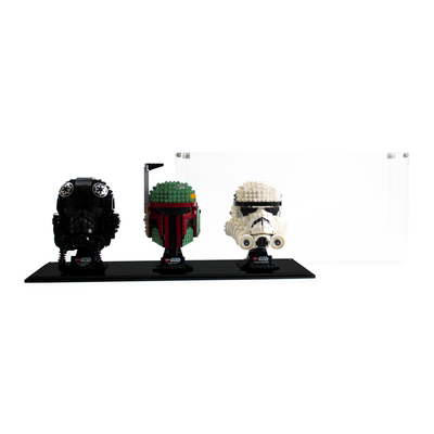 Display Case for three LEGO® Helmets
