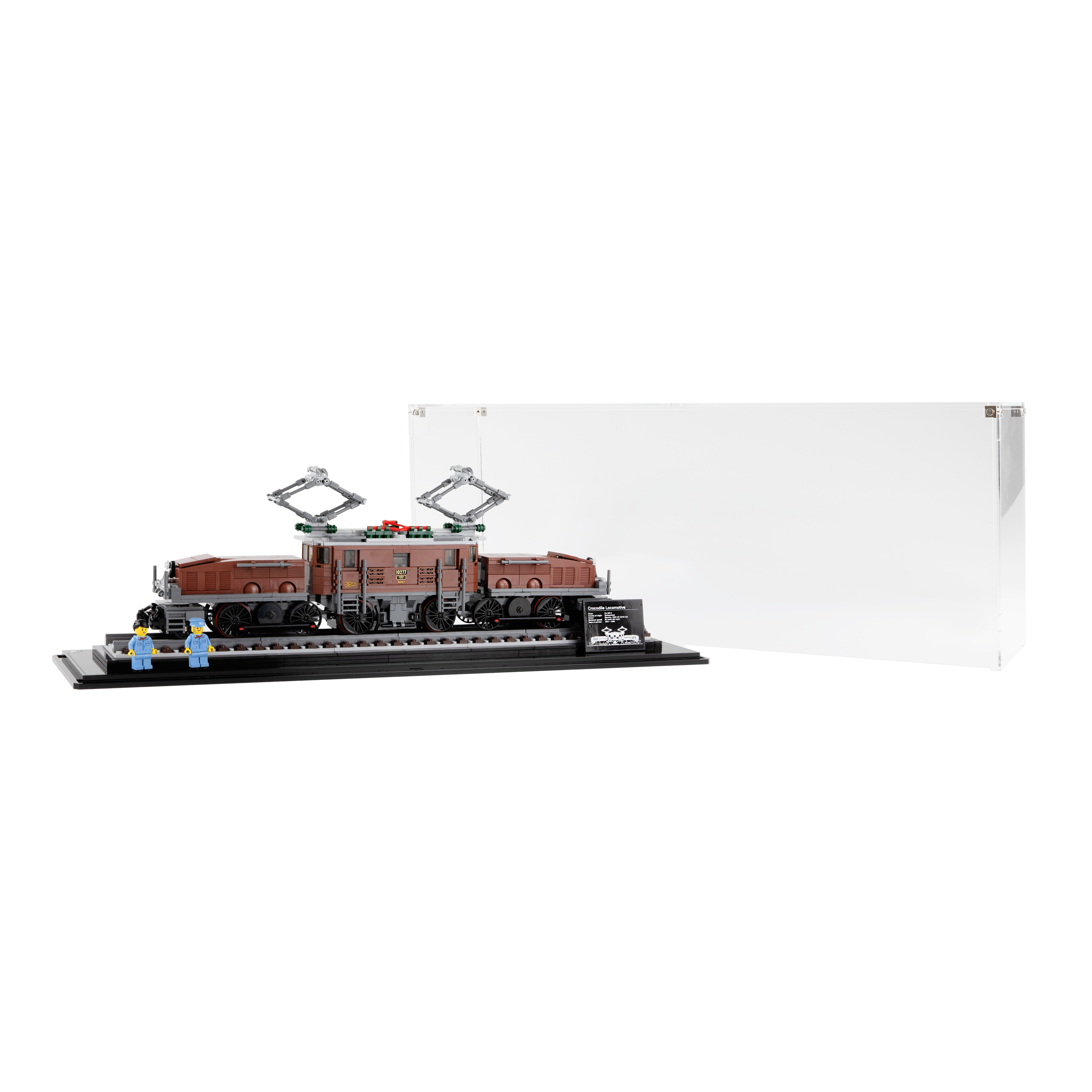 Display Case for the LEGO® Creator: Crocodile Train (10277)