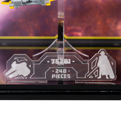 Display Case for LEGO® Star Wars: Anakin's Jedi Interceptor (75281)