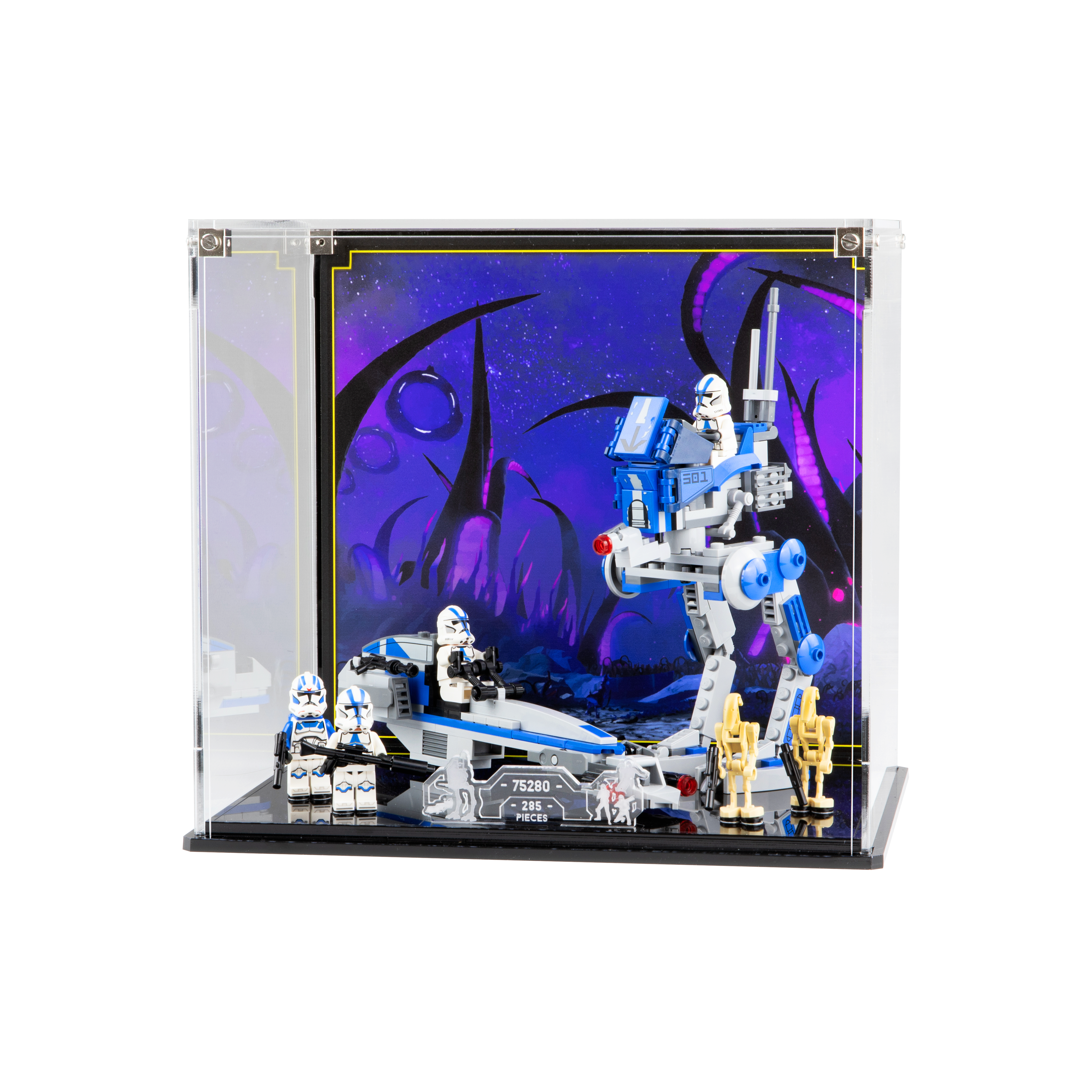 Display Case for LEGO®: Star Wars™ 501st Legion Clone Troopers (75280)